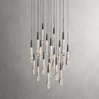 Raindrop Round Chandelier-Chandelier-Manorlights