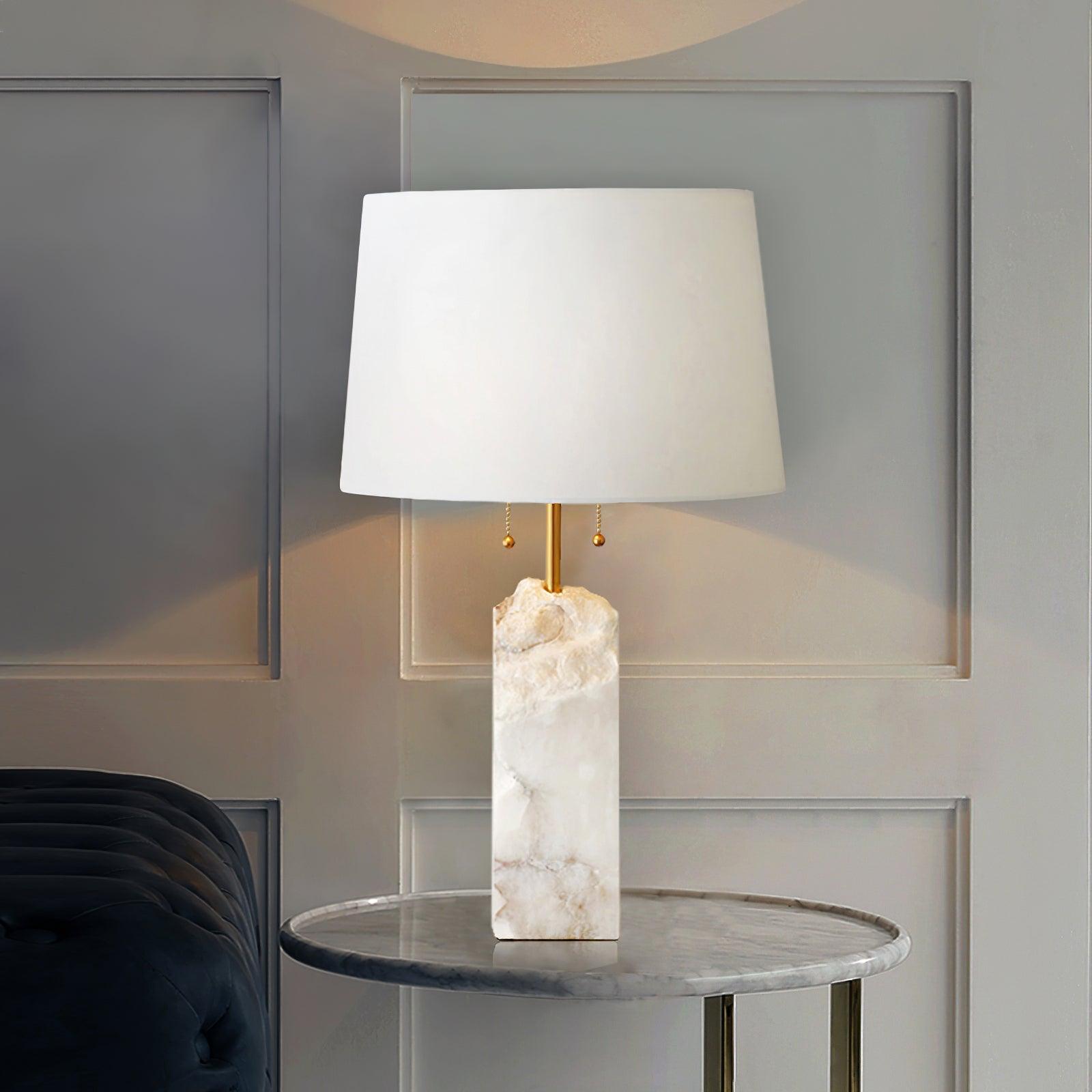 Raw Alabaster Table Lamp - Vakkerlight