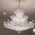 Luxury Empire Floral Crystal Chandelier-Manorlights