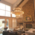 Retro-Inspired Metal Pendant Light Chandelier for Living Room/Bedroom/Staircase/Villa-Manorlights