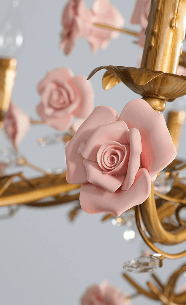 Rose Chandelier - Manorlights