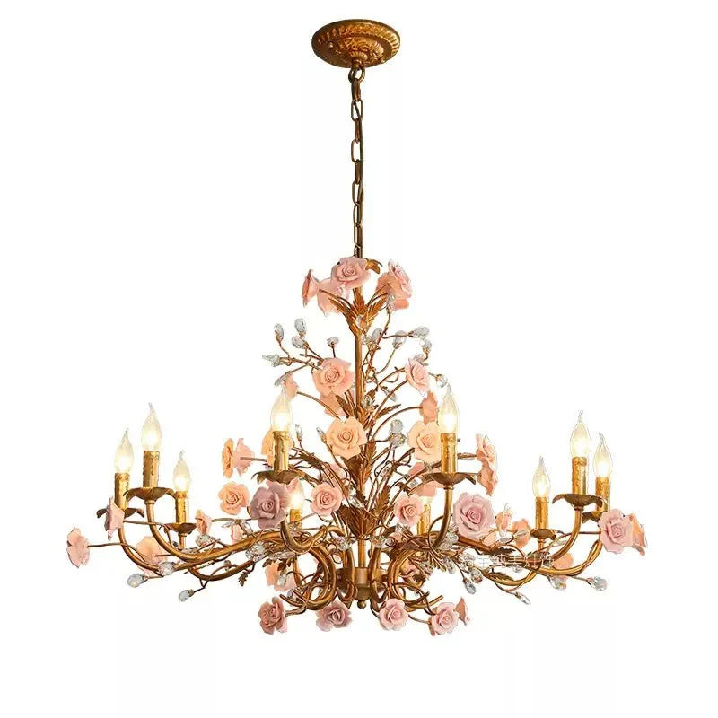 Rose Chandelier - Manorlights
