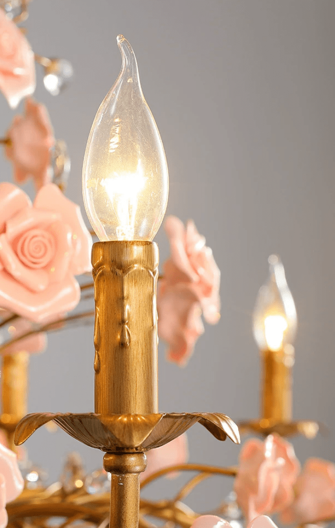Rose Chandelier - Manorlights