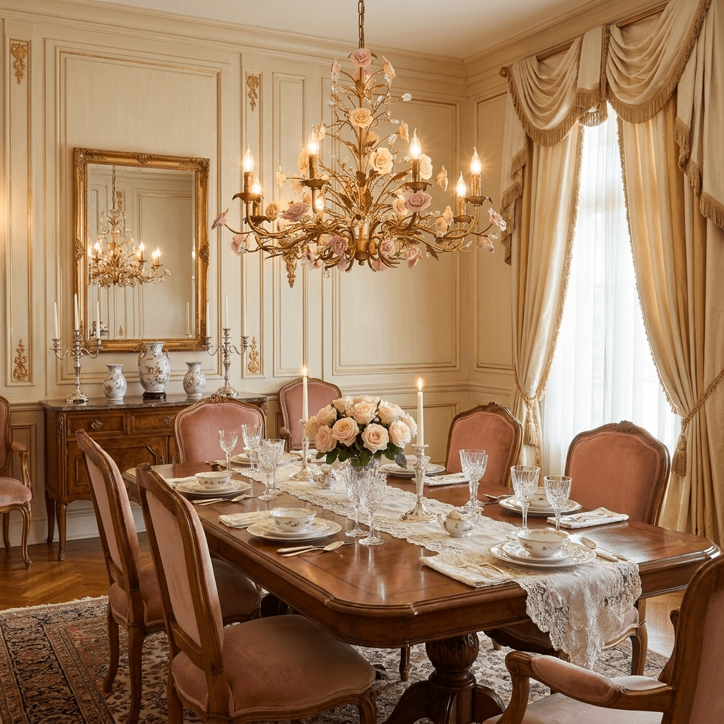 Rose Chandelier - Manorlights