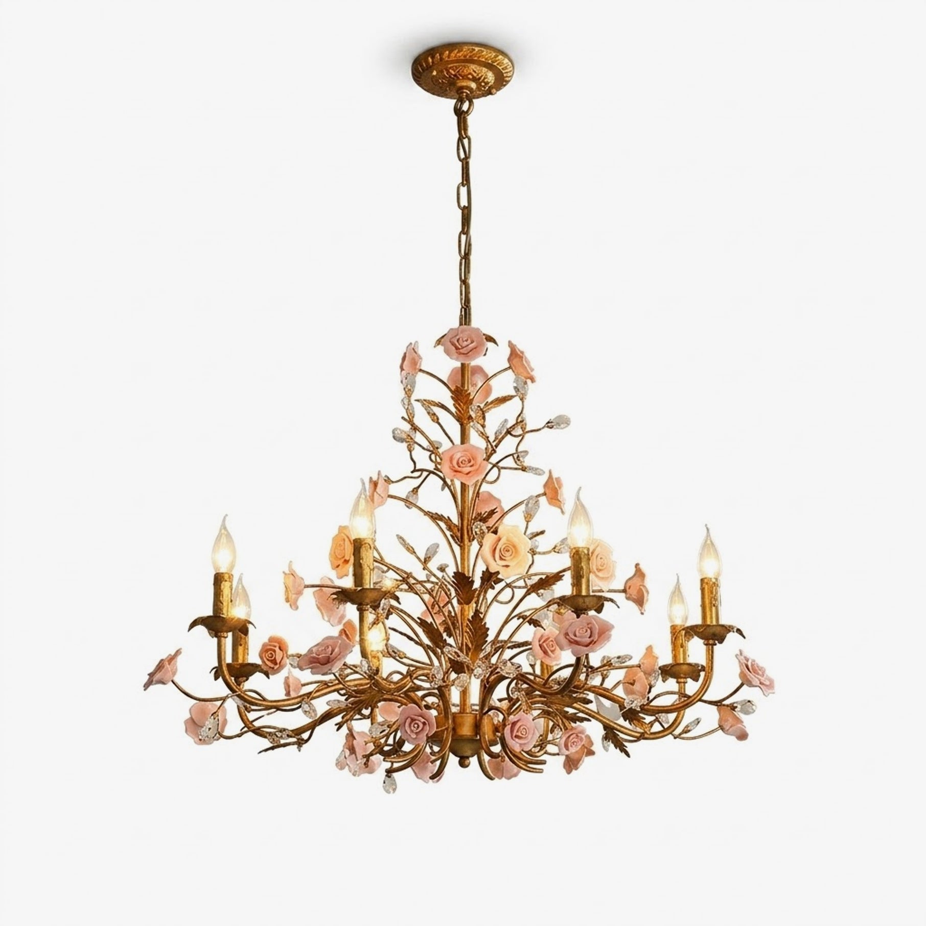 Rose Chandelier - Manorlights