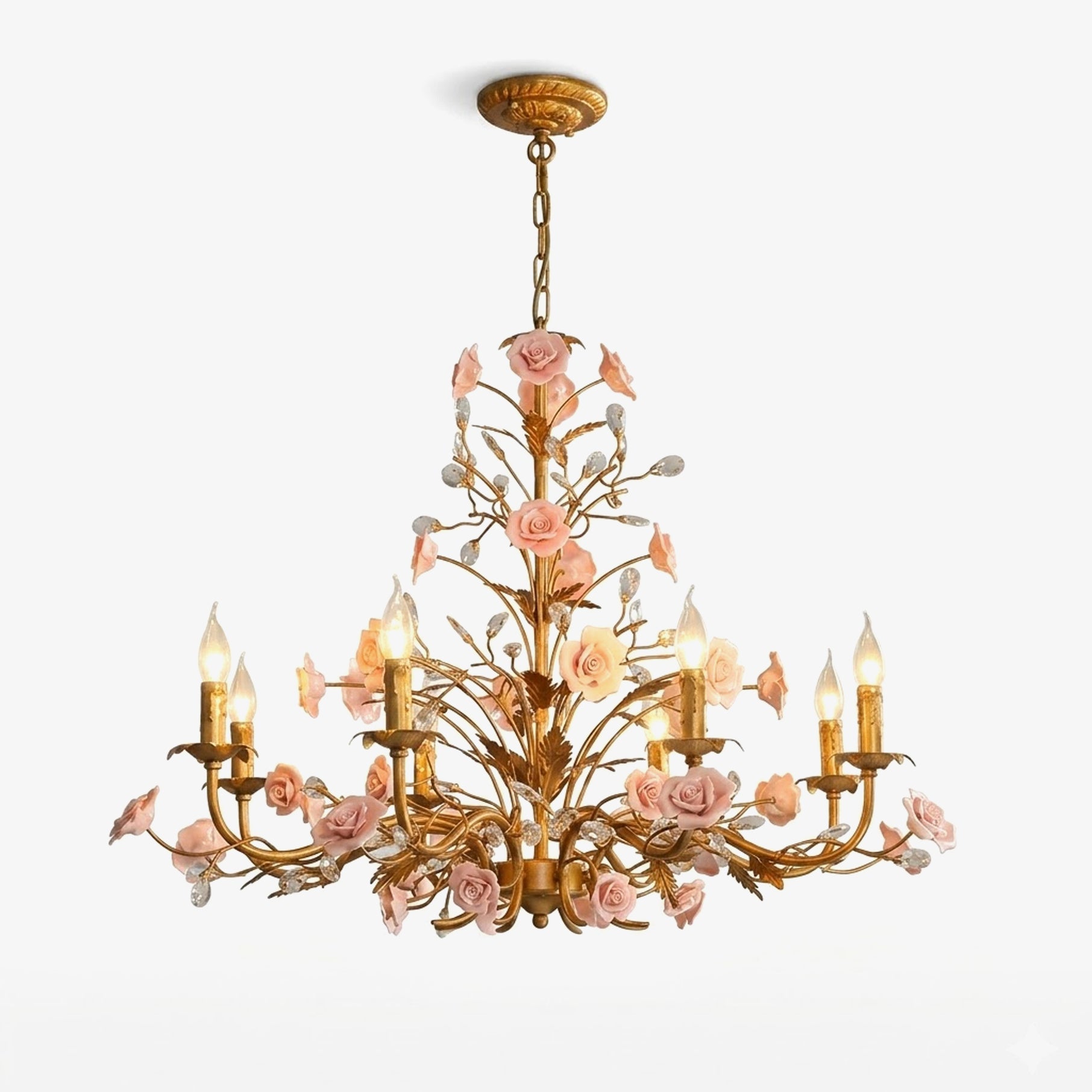 Rose Chandelier - Manorlights