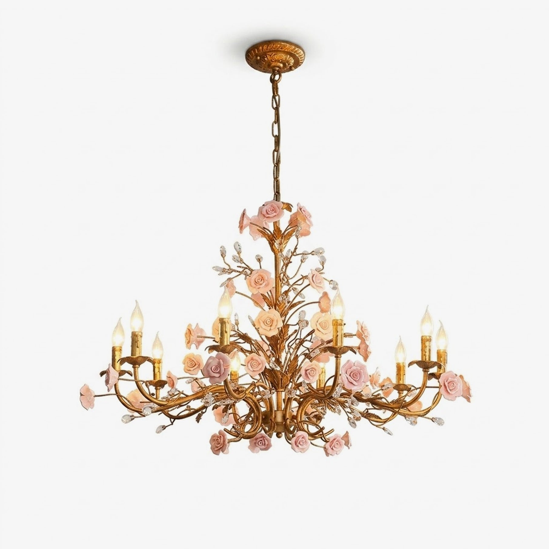 Rose Chandelier - Manorlights