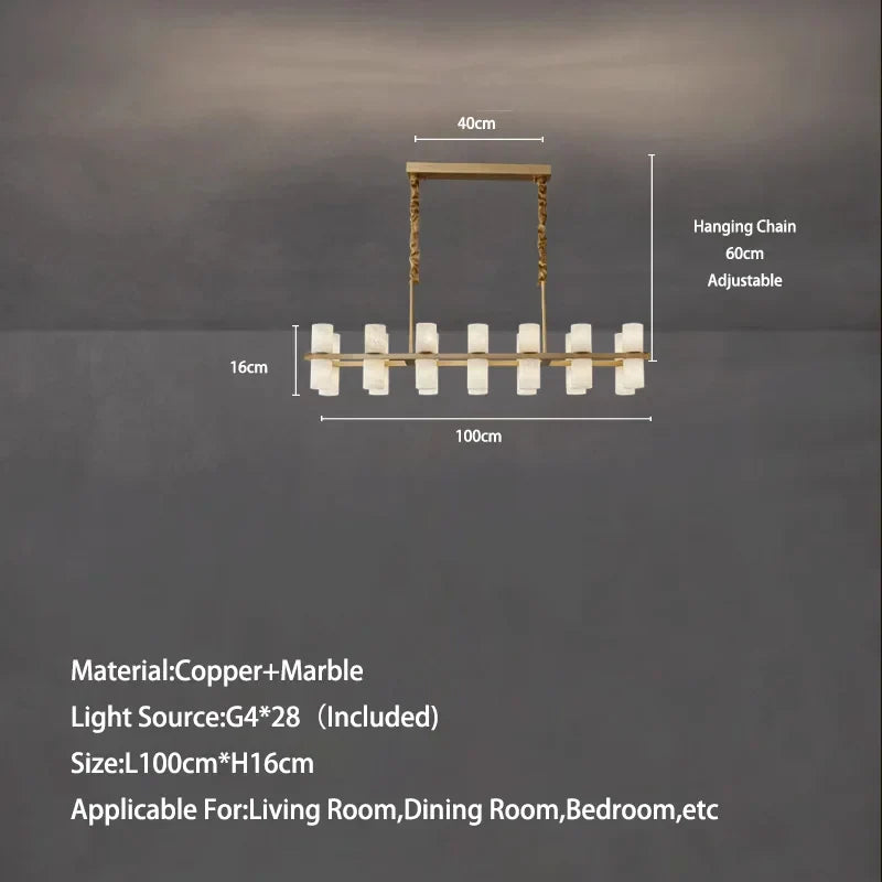 Lunara Alabaster Chandelier product image