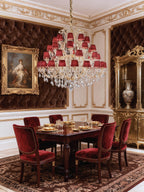 50 Lights Tiered Chandelier 63X61 Inch Large Gold Crystal Chandelier Lighting-大吊灯-Manorlights