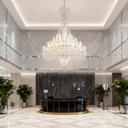 65 Lights Big Foyer Crystal Lighting 71X87 Inch Extra Large Chandelier for High Ceilings-大吊灯-Manorlights
