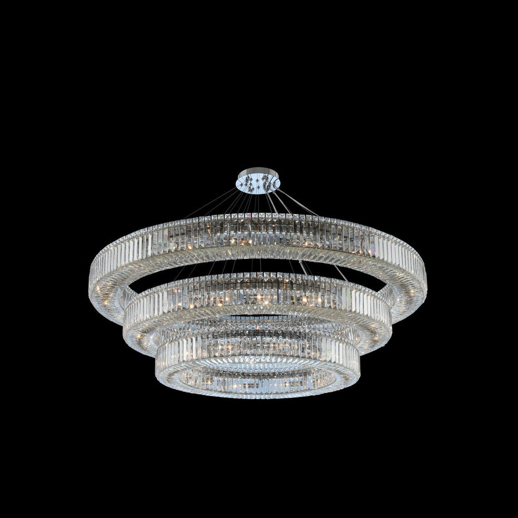 (60+47+36) Inch 3-Ring Modern Crystal Chandelier for Living Room Big Banquet Hall Chandelier Light-大吊灯-Manorlights