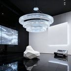 (60+47+36) Inch 3-Ring Modern Crystal Chandelier for Living Room Big Banquet Hall Chandelier Light-大吊灯-Manorlights