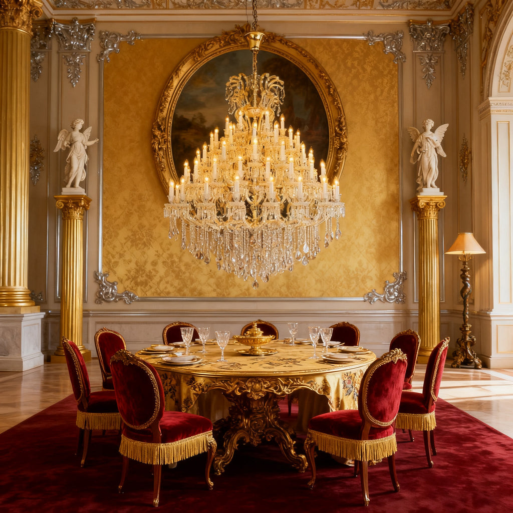 66 Lights Big Maria Theresa Chandelier 60X71 Inch Large Foyer Chandelier-大吊灯-Manorlights