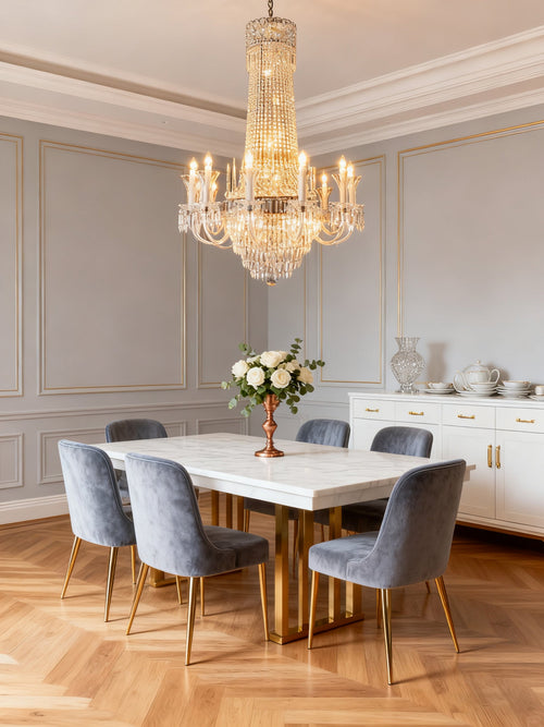 48 Inch French Empire K9 Crystal Chandelier 47"W 60"H-大吊灯-Manorlights