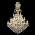 77X124 Inch Huge High Ceiling Chandelier 72 Lights Elegant Large Gold Maria Theresa Crystal Chandelier-大吊灯-Manorlights