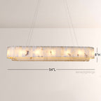 Sawyer Alabaster Rectangle Chandelier 40 54-Chandelier-Manorlights