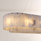 Sawyer Alabaster Rectangle Chandelier 40 54-Chandelier-Manorlights