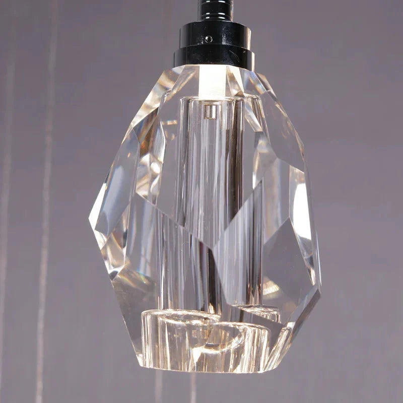 Sensa Crystal Stairwell Lighting for high ceiling staircase and foyer lighting