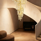 Shiro Noda Crystal Tree Branch Chandelier 95-Chandelier-Manorlights