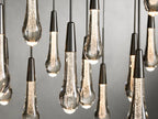 Solitaire Linear Chandelier 37'' 50'' 70'' 87" 120"W-Chandelier-Manorlights