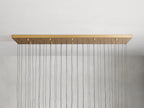 Solitaire Linear Chandelier 37'' 50'' 70'' 87" 120"W-Chandelier-Manorlights