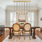 Solitaire Linear Chandelier 37'' 50'' 70'' 87" 120"W-Chandelier-Manorlights