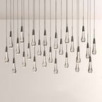 Solitaire Linear Chandelier 37'' 50'' 70'' 87" 120"W-Chandelier-Manorlights