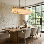 Premium Solstice Bar Alabaster Chandelier-Chandelier-Manorlights