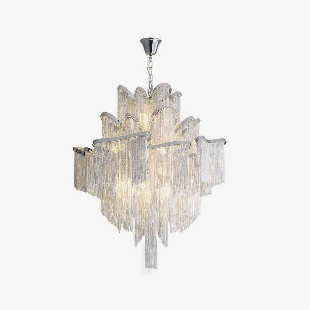 Stream Chain Chandelier-Chandelier-Manorlights