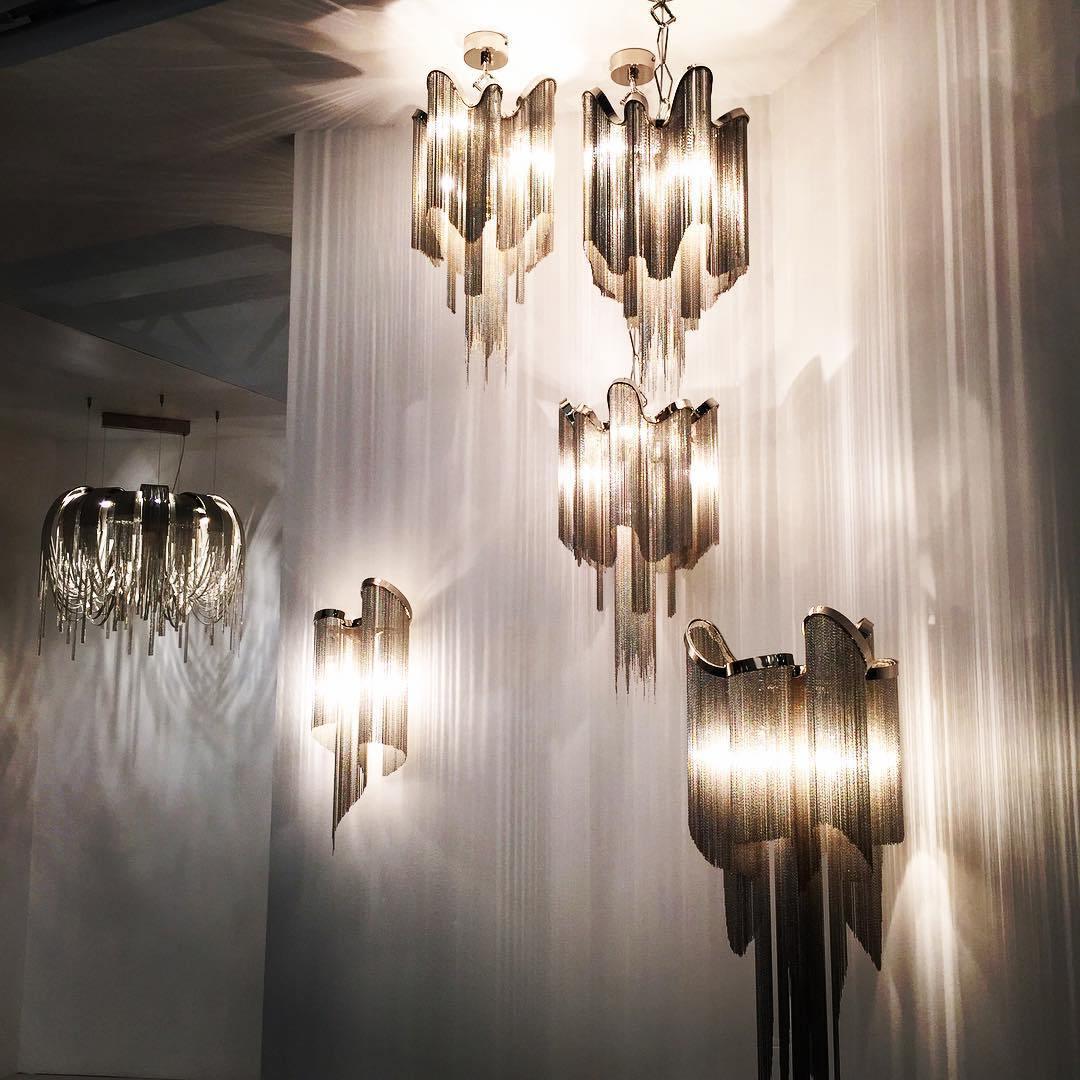 Stream Chain Chandelier-Chandelier-Manorlights