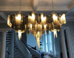 Stream Chain Chandelier-Chandelier-Manorlights