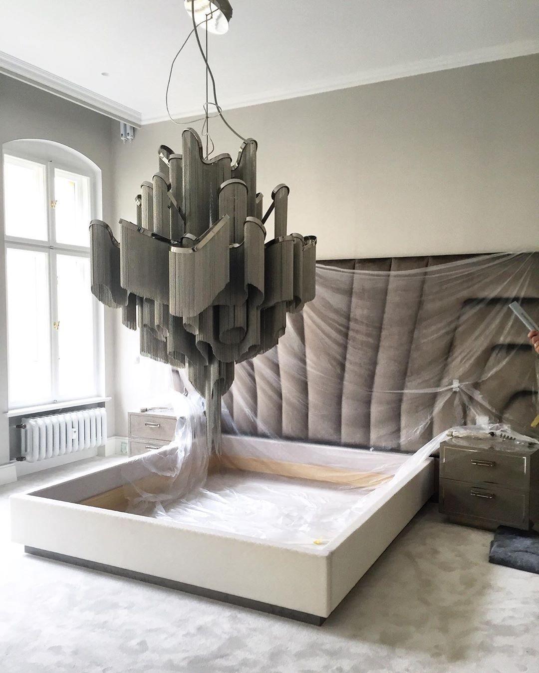 Stream Chain Chandelier-Chandelier-Manorlights