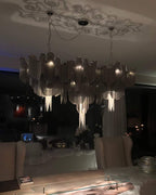 Stream Chain Chandelier-Chandelier-Manorlights