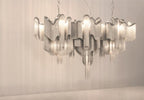 Stream Chain Chandelier-Chandelier-Manorlights