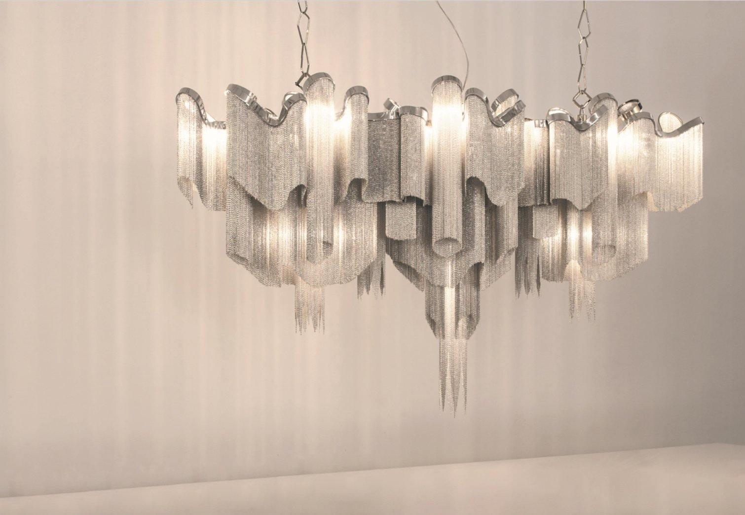 Stream Chain Chandelier-Chandelier-Manorlights
