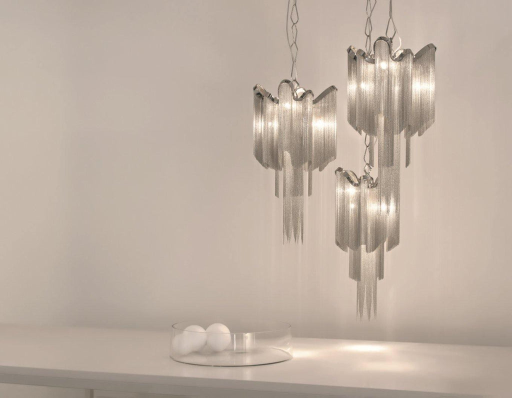 Stream Chain Chandelier-Chandelier-Manorlights