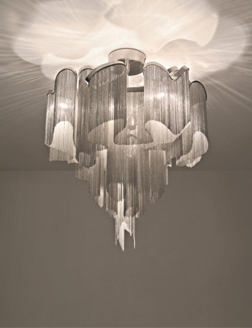Stream Chain Chandelier-Chandelier-Manorlights