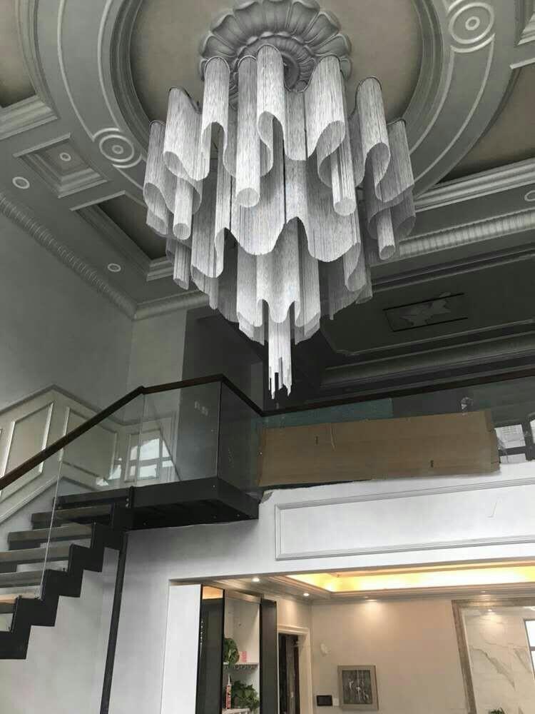 Stream Chain Chandelier-Chandelier-Manorlights