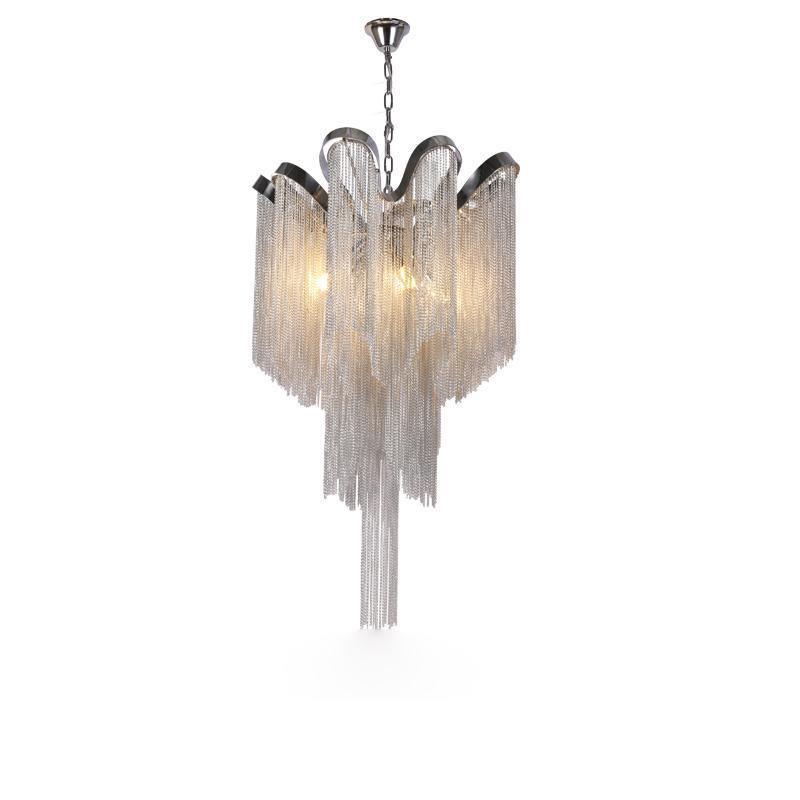 Stream Chain Chandelier-Chandelier-Manorlights
