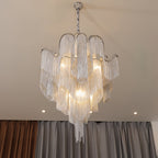 Stream Chain Chandelier-Chandelier-Manorlights