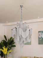 Stream Chain Chandelier-Chandelier-Manorlights