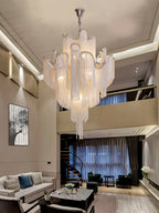 Stream Chain Chandelier-Chandelier-Manorlights