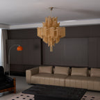 Stream Chain Chandelier-Chandelier-Manorlights
