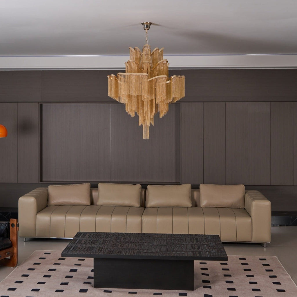 Stream Chain Chandelier-Chandelier-Manorlights