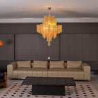 Stream Chain Chandelier-Chandelier-Manorlights