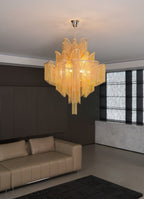 Stream Chain Chandelier-Chandelier-Manorlights
