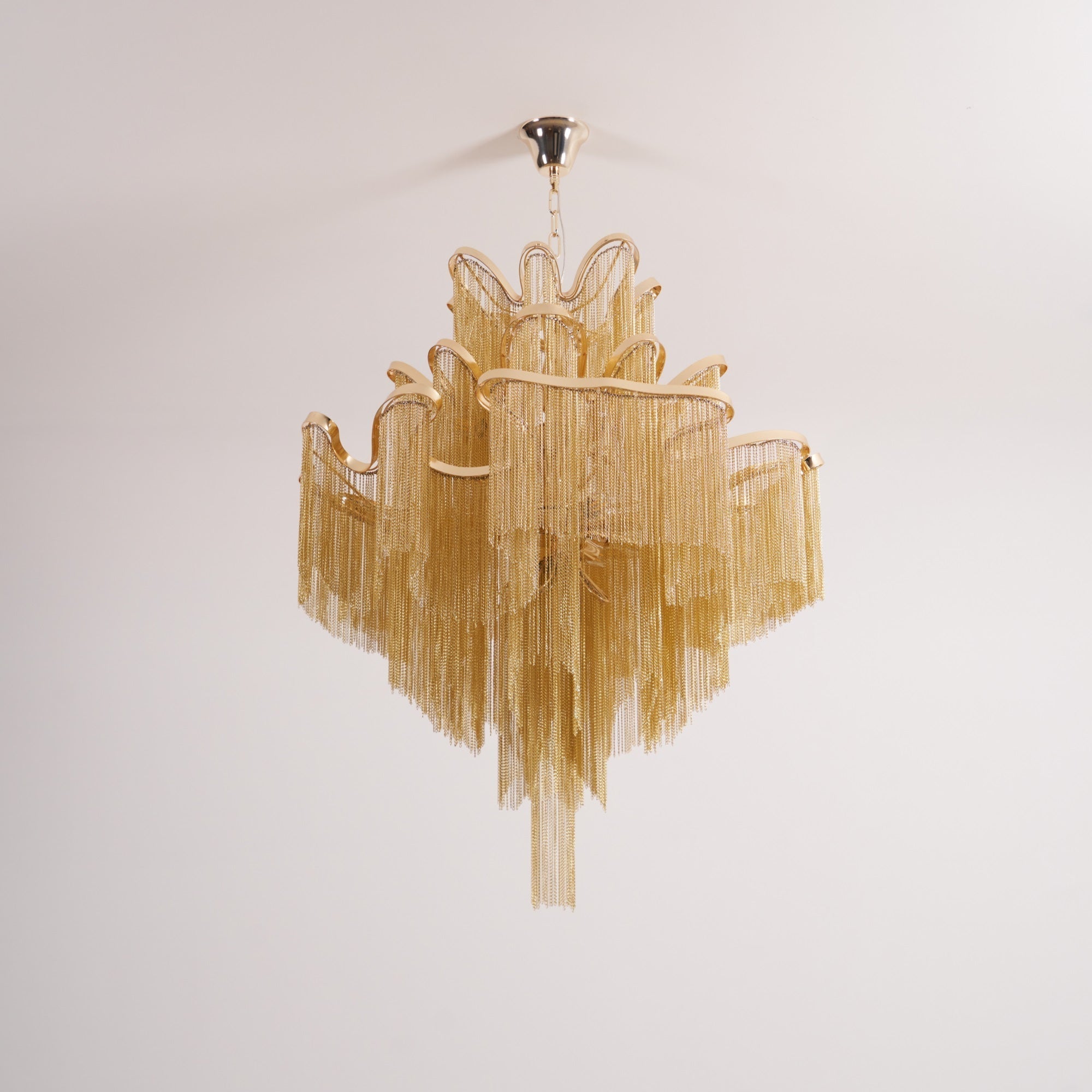 Stream Chain Chandelier-Chandelier-Manorlights