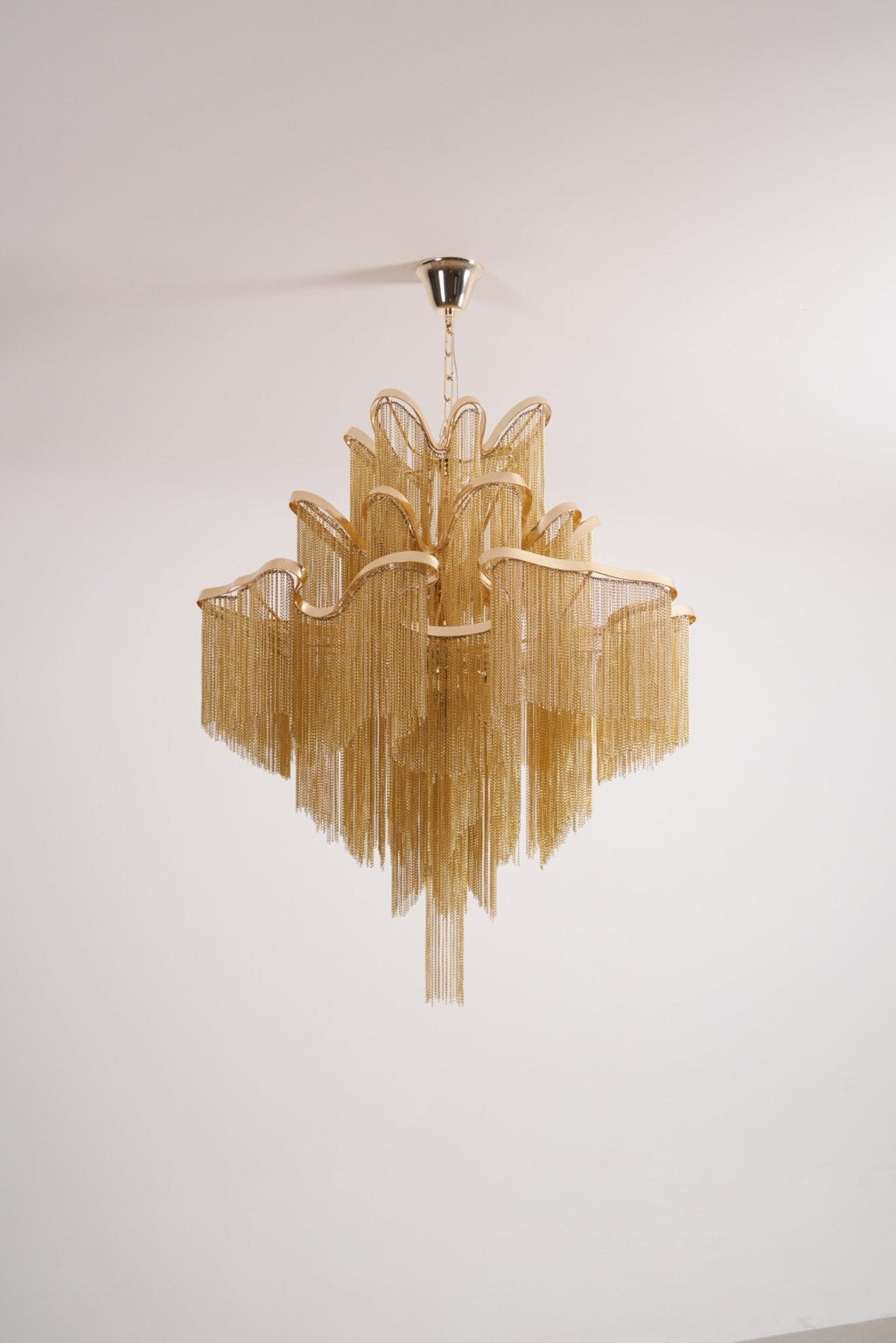 Stream Chain Chandelier-Chandelier-Manorlights