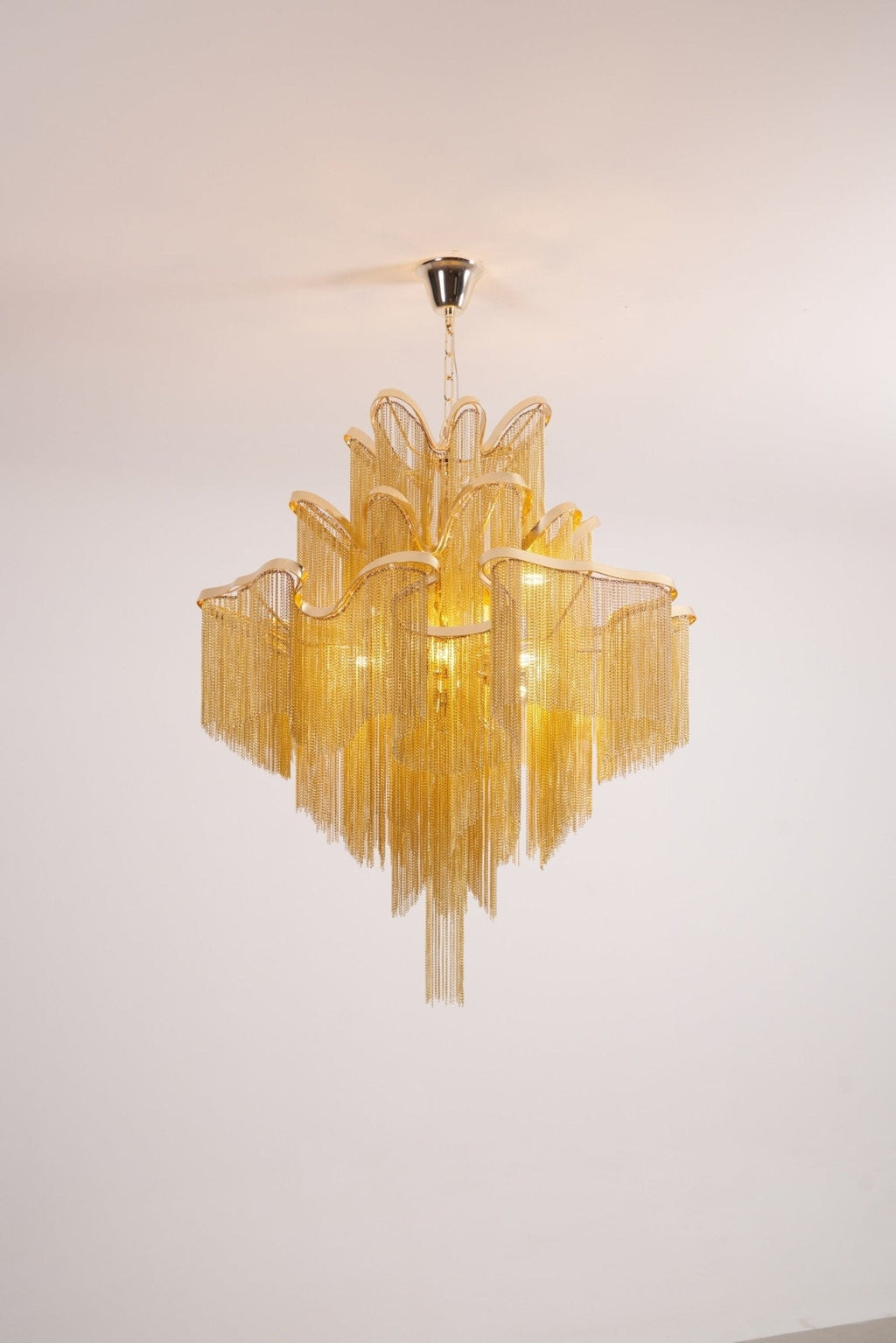 Stream Chain Chandelier-Chandelier-Manorlights