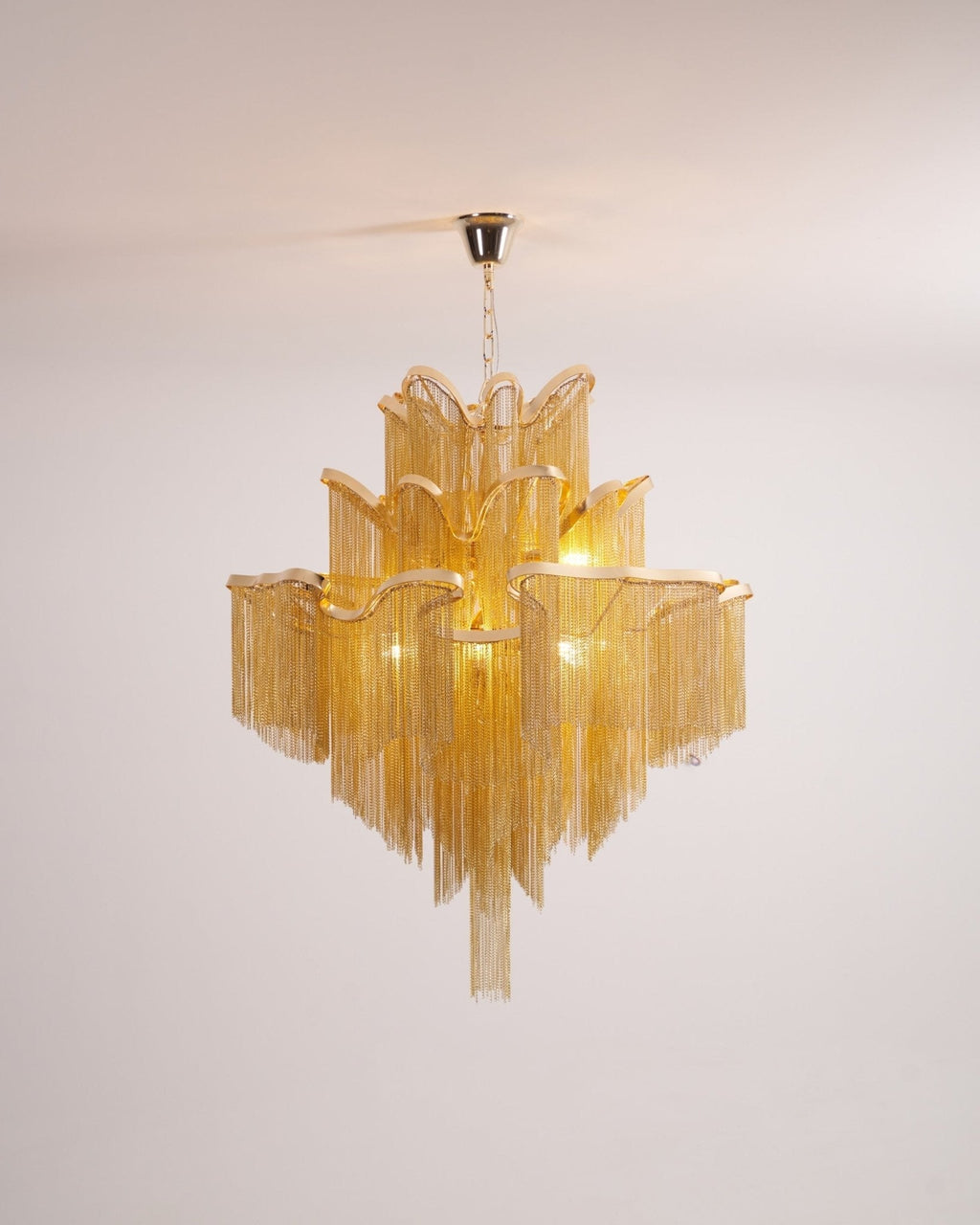 Stream Chain Chandelier-Chandelier-Manorlights